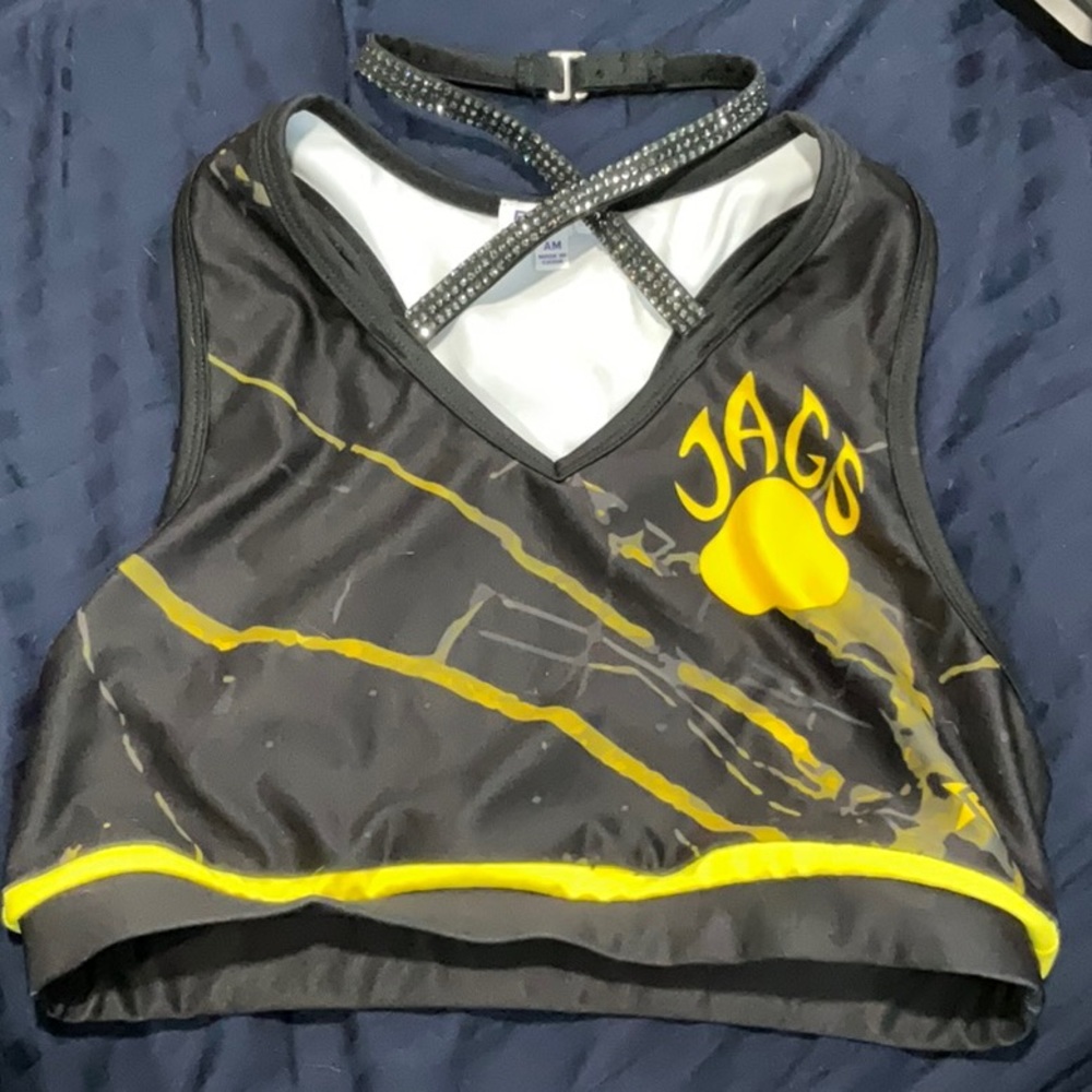 Top Gun All Stars Rebel Sports bra size AM with neckpiece